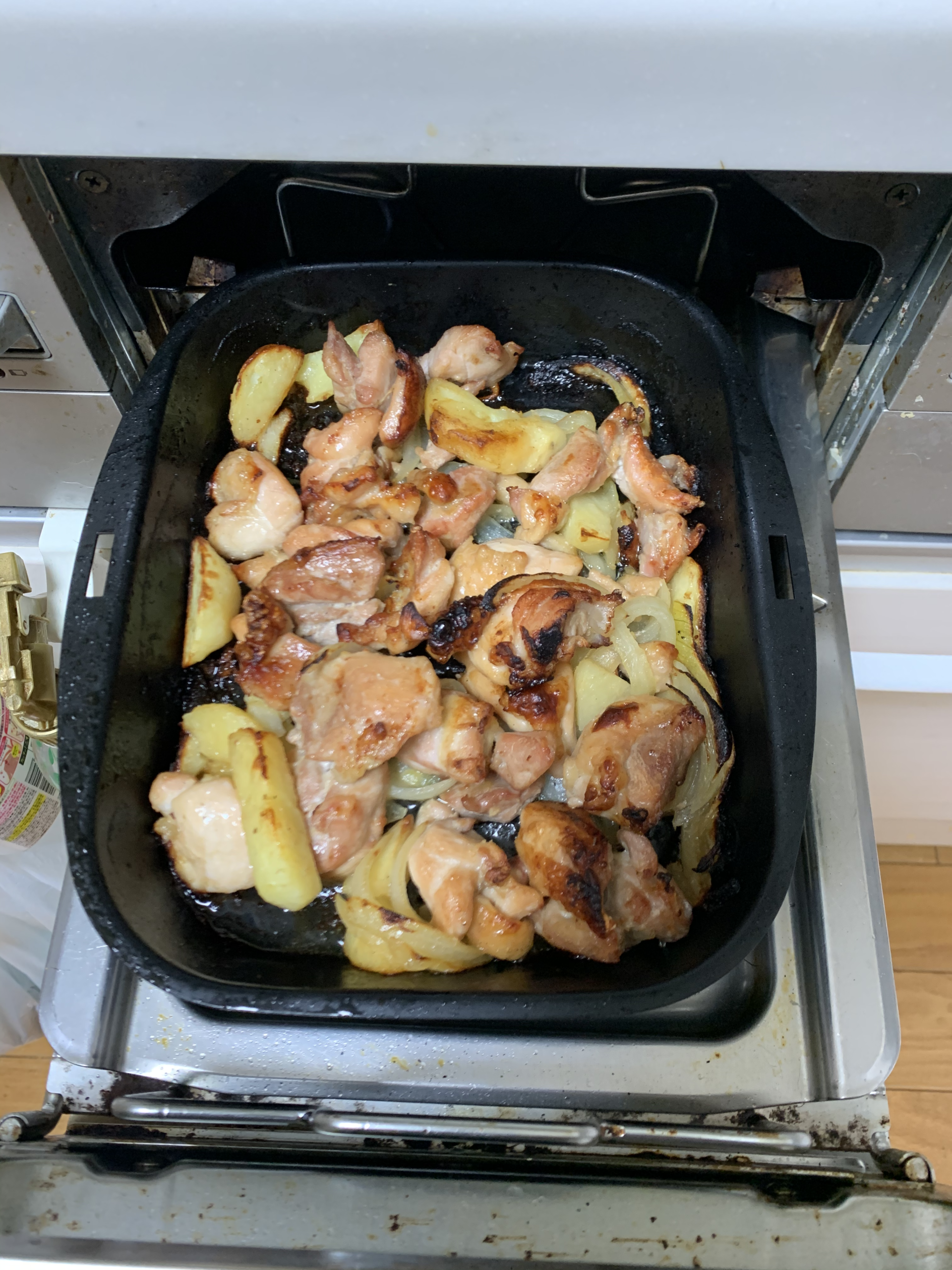 対処後の料理の写真