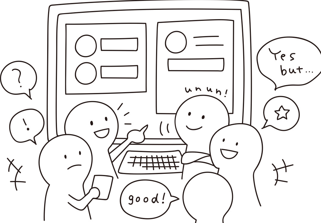 授業の様子のイラスト