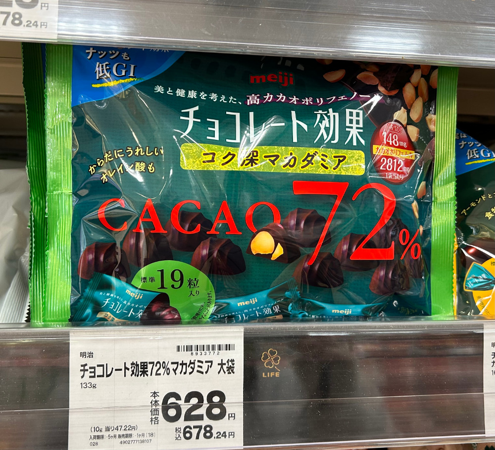 チョコレート効果と比較